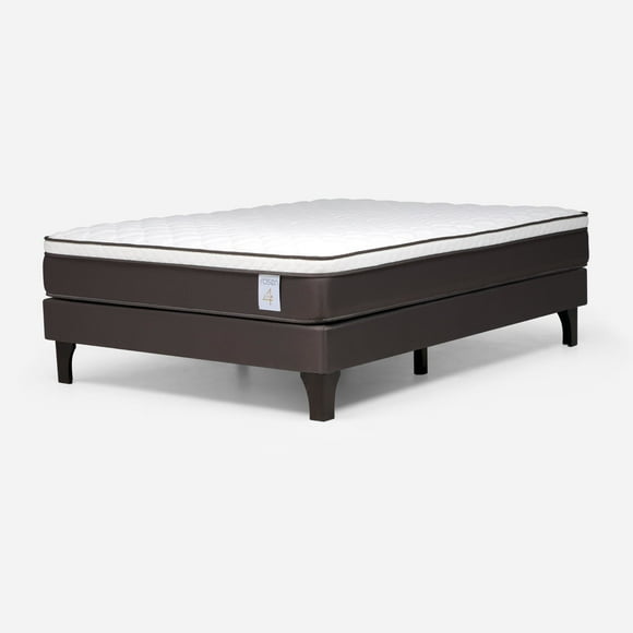 Cama Europea New Style 4 Plus Full Base Normal