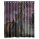 thumbnail image 1 of Cortina de ducha de princesas zombis, hermosa y aterradora, con ganchos, tamaño 60 x 72 pulgadas, 1 of 3