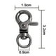 thumbnail image 5 of Mosquetón de 4 piezas con articulación giratoria/cabezal giratorio para correa de perro, también para llavero., 5 of 8