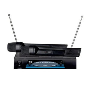 Philco - Pack 2 Microfonos Inalambricos 2 Calanes Vhf Wm787