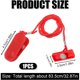 thumbnail image 2 of Llave de seguridad para trotadora Gosknor 08275 83,5 cm, 2 of 3