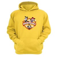 Genérico - Polerón Canguro Animaniacs Dibujos Animados Amarillo Talla S Unisex