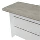 thumbnail image 5 of Isla De Cocina Fendi Gris Y Blanco 90x120x60 Cm, 5 of 10