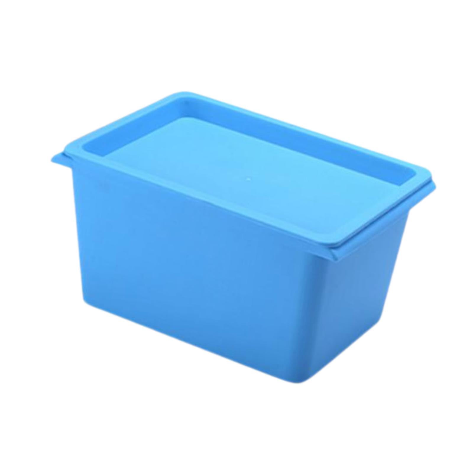 Magideal - Contenedor De Almacenamiento, Contenedor De Almacenamiento, Contenedor, Contenedor De Almacenamiento Doméstico Portátil Para Juguetes De Niños, Estuch Azul 26x17x14cm