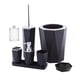 thumbnail image 3 of Taza De Cepillo De Dientes Y Dispensador De Jabón Y Jabonera Y Vaso Para Baño Negro, 3 of 5