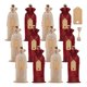 thumbnail image 1 of Bolsas De Regalos Navidad Para Botellas Vino 12u - Norplat, 1 of 3