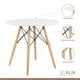 thumbnail image 2 of Comedor Mesa Redonda blanca 80cm + 4 sillas Windsor blanca, 2 of 3