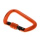 thumbnail image 1 of 28KN Aluminio Escalada En Roca Senderismo Tornillo Mosquetón De Bloqueo Gancho Naranja, 1 of 3