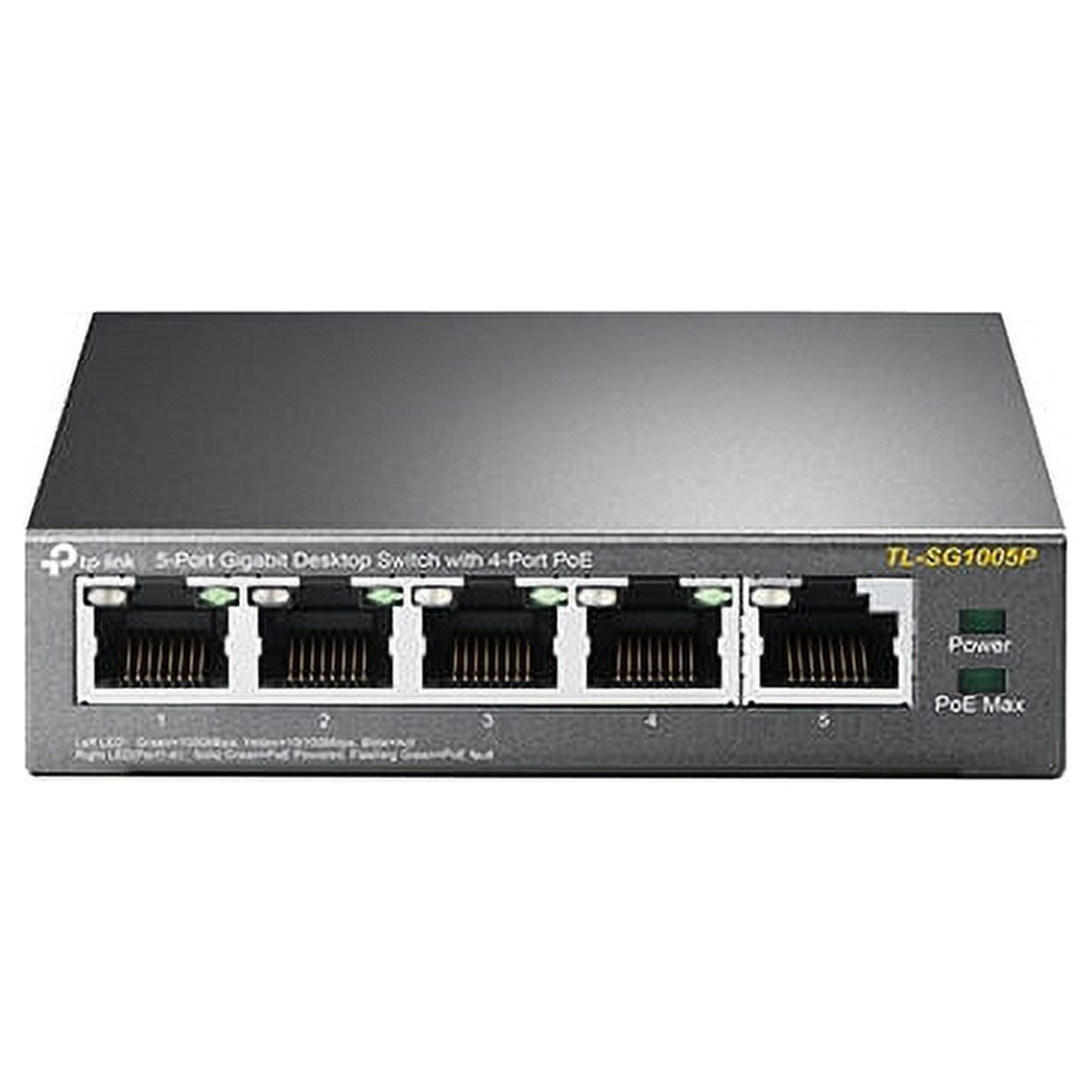 Tp-link - Switch 5 Puertos 4 Poe Tl-sg1005p