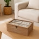 thumbnail image 2 of Costurero de Madera Oria con Tapa de Vidrio Atmosphera, 2 of 6