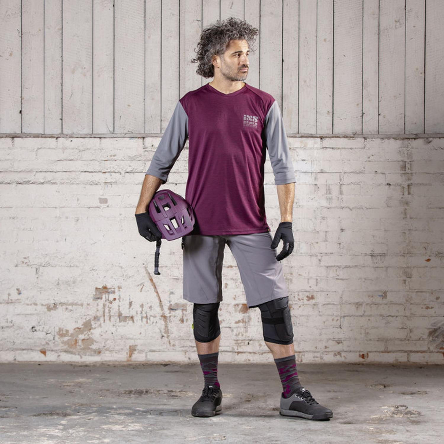 Jersey Ixs Manga 3/4 Carve X Raisin S 50eu