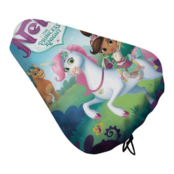 Nella, la Princesa Caballero Funda de Asiento de Bicicleta Impermeable, Cojín Elástico Suave, Protector contra Lluvia, Polvo y UV
