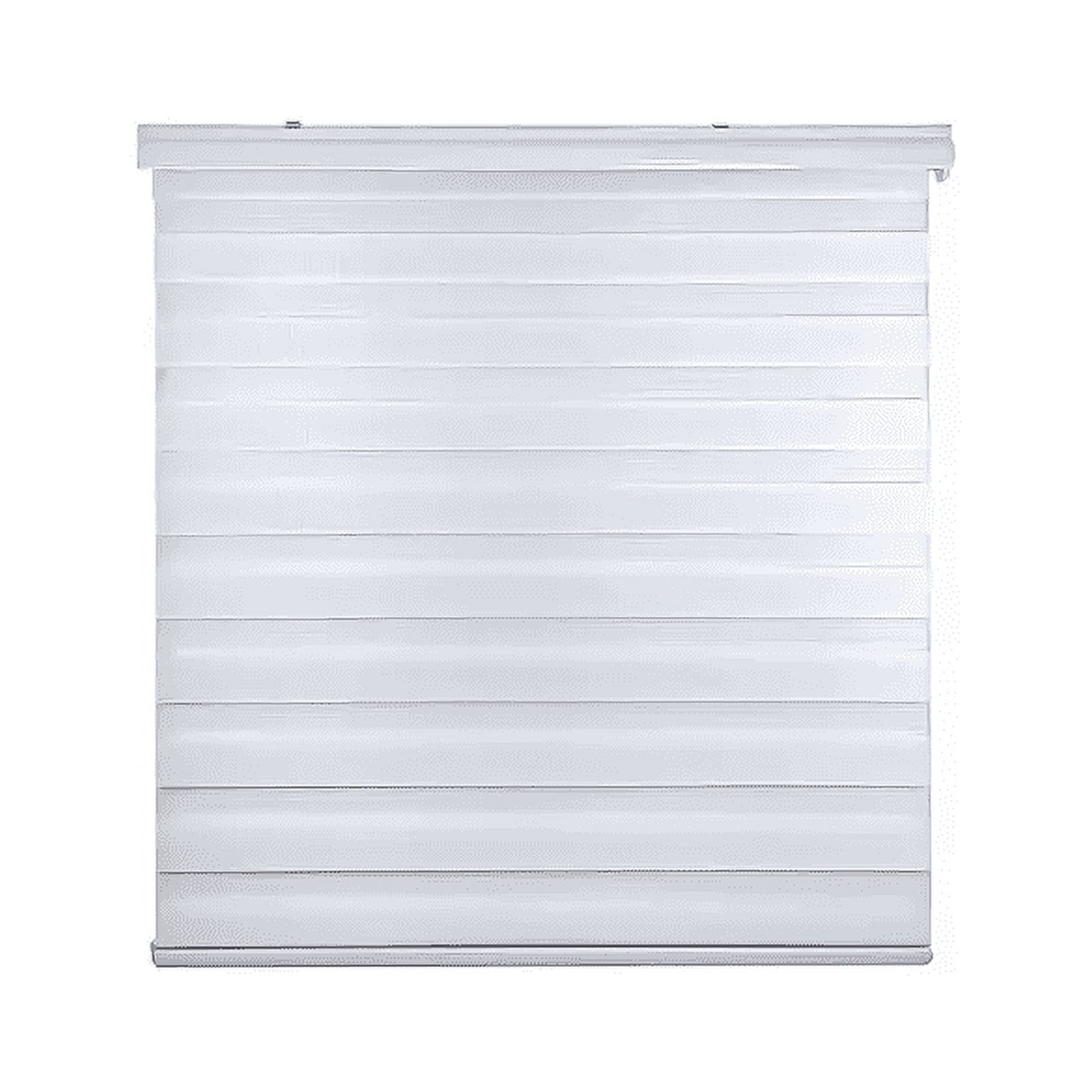 Genérico - Cortina Roller Duo Zebra Día Y Noche 120 X 200 Blanco