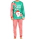 thumbnail image 1 of Pijamas navideños de moda familiar, camisetas y pantalones de manga larga para papá, mamá y niños, conjunto de pijamas a juego con estampado de alce y nieve., 1 of 5