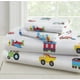 thumbnail image 2 of Azul Trenes Aviones Camiones Algodón Edredón Set Toddler Twin Full/Queen Niños, 2 of 2