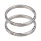 thumbnail image 1 of Anillos de Llavero de Titanio 2 Piezas 1.18 pulgadas Anillos de Llave de Empuje Lateral Dividido Círculo de Llavero Variado para Llaves de Casa Coche Oficina Cadena de Llaves Plata, 1 of 7