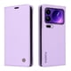 thumbnail image 2 of Funda Billetera de Cuero para Xiaomi 17 Pro Max con Tarjetero y Soporte - Tapa Magnética Morado, 2 of 5