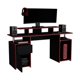 thumbnail image 4 of Escritorio Gamer Keria 2.0 Wengue - Rojo, 4 of 8