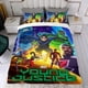 thumbnail image 4 of Justicia Joven Conjunto de sábanas temático, trío de piezas, cómodo y amigable con la piel, diseño único, regalo de decoración para el hogar para familiares, amigos y fans, 90 cm * 190 cm, 4 of 6
