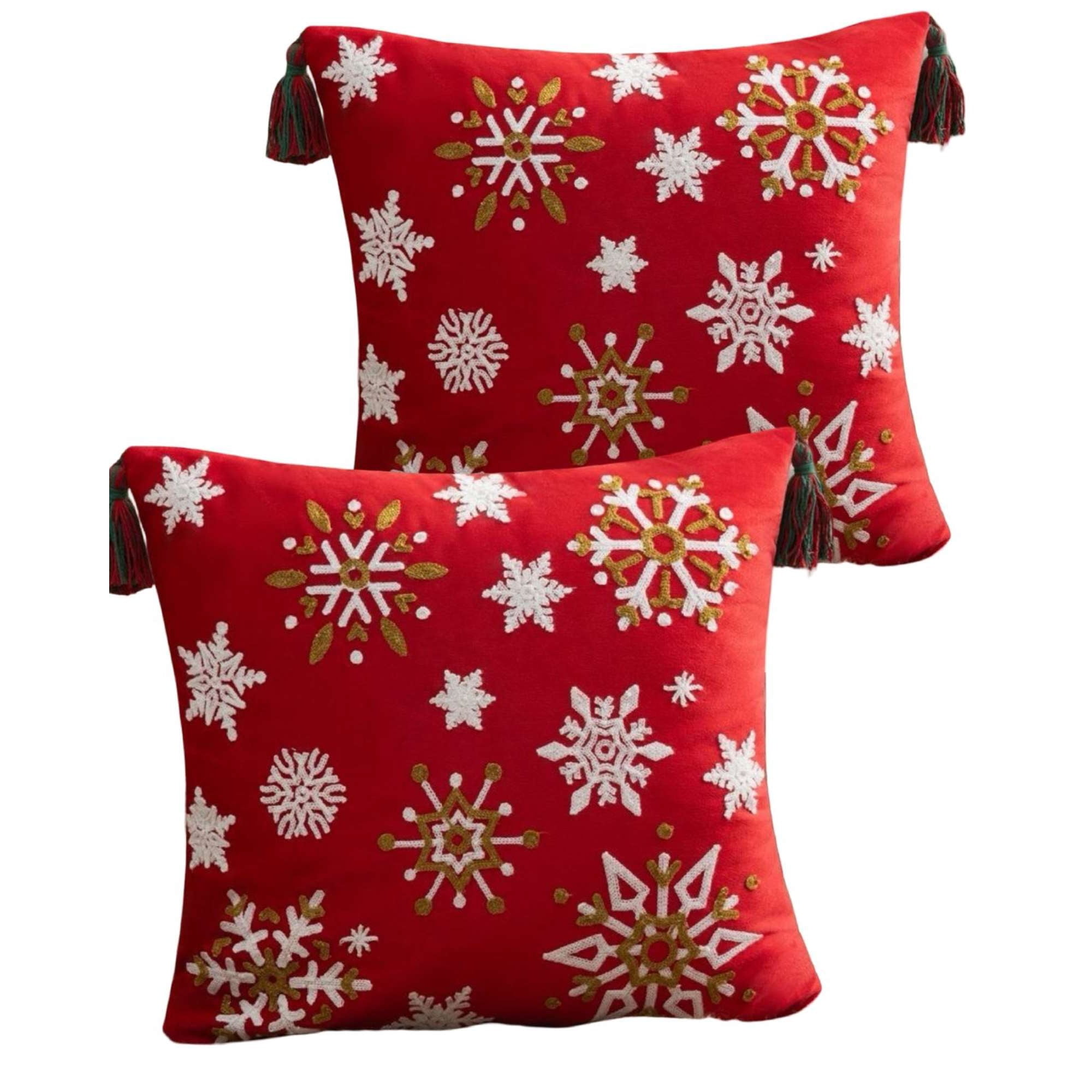 Genérico - Set De 2 Fundas De Cojin Para Navidad A2