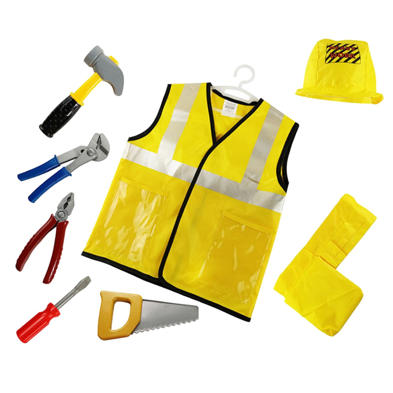 Bothyi - Herramienta De Construcción De Juego De Simulación De Disfraz De Trabajador De Construcción Para Escenario De Fiestas