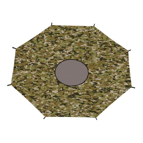 Ioensy - Cubierta Para Sombrilla De Trampolín Para Patio Trasero, Accesorios Para Deportes Al Aire Libre, Diámetro De 12 Pies