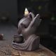 thumbnail image 2 of 1pza Quemador de Incienso de Flujo de Retorno de Arcilla Morada de la Mano de Buddha, Decoración para el Hogar y la Casa de Té (sin Incienso), 2 of 6