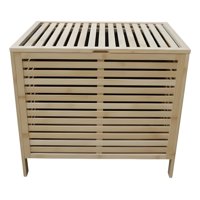 Genérico - Canasto Ropa Organizador Almacenamiento Cesto Tapa Jhn