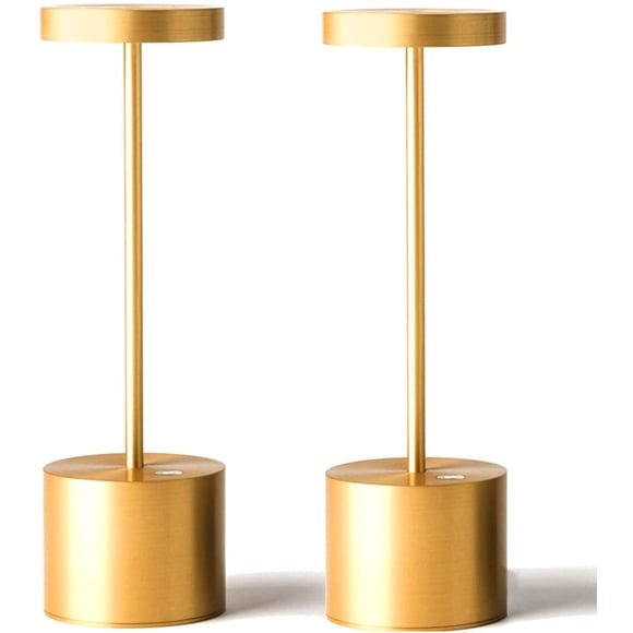 Lámpara de mesa SAKRINGT inalámbrica recargable 5000 mAh 40 h Gold