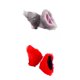 thumbnail image 2 of 2 Piezas De Pegatina Para La Oreja, Accesorio Para Casco De Scooter De Bicicleta, Se Fija Fácilmente, 2 of 3
