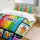 thumbnail image 2 of Juego de ropa de cama con bloques numéricos, funda nórdica, ropa de cama de dibujos animados cómoda y ligera, 3 piezas., 2 of 3
