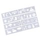 thumbnail image 4 of 8 Plantillas De Plantillas De Dibujo De Diario De Estilo Set Scrapbooking Tarjeta De Bricolaje Clima, 4 of 5
