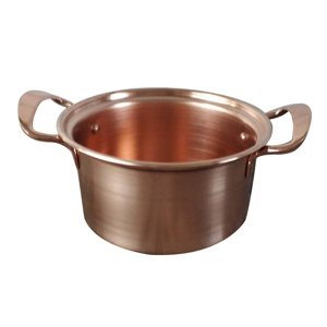 Magideal - Cacerola De Cobre De Calentamiento Rápido, Práctica Olla De Cocina Multiusos Para El Hogar, Sartén Para Estofado Para Fideos, Camping, Curry, Huevos D