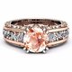 thumbnail image 2 of Anillo Huoguo Fashion Oro Rosa, 2 of 3