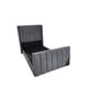 thumbnail image 1 of Cama 1,5 plazas, doble respaldo premium, acanalado, color gris, 1 of 2