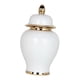 thumbnail image 4 of Jarrón De Porcelana Para Jengibre, Jarrón De Cerámica Tradicional Para Tanque De Almacenamiento, Hogar, Bodas, Color Blanco, 4 of 5