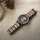 thumbnail image 5 of Reloj Kenon de madera de ébano grabado personalizado para hombre, 5 of 6