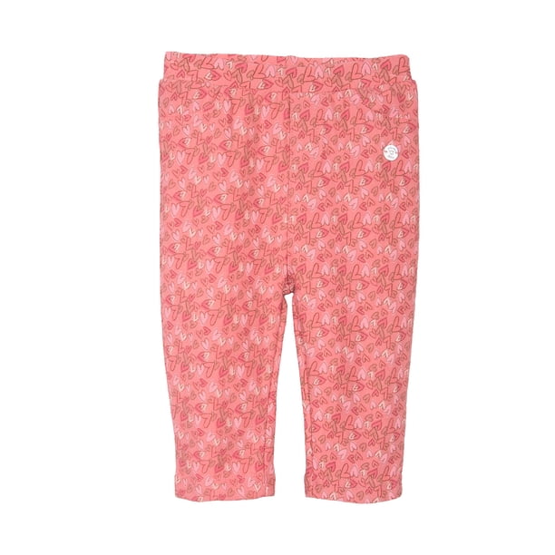 Calza Bebé Niña Estampado Corazones Rosado Oscuro