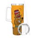 thumbnail image 3 of Scooby-Doo Aventura Vaso aislado de acero inoxidable con asa, diseño temático, regalo para familia, amigos y fans; incluye pajita y encaja en el portavasos estándar, 40 oz, 3 of 6