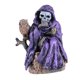 thumbnail image 1 of Adorno De Capa Morada Con Esqueleto De Halloween Para Estantería De Mesa De Fiesta, 11,4 Cm X 4,7 Cm, 1 of 5