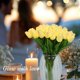 thumbnail image 2 of Tulipanes Artificiales HOMESEASONS 38 cm 20 piezas LED color crema, 2 of 7