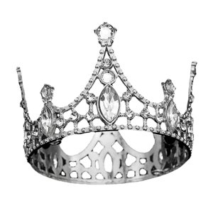Bothyi - Diadema Tiaras Tiaras Modernas Tocados Para Fiestas Temáticas Boda Cumpleaños Plata