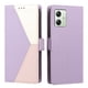 thumbnail image 4 of Funda Cartera Tricolor para Motorola Moto G14 con Soporte, Morado, 4 of 6