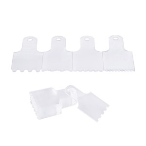 Magideal - 20 Raspadores Acrílicos Para Pasteles, Borde De Glaseado Para Fondant De Cumpleaños