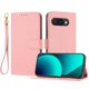 thumbnail image 1 of Funda Cartera para Google Pixel 9A Tarjetero Soporte Magnético y Correa Rosa, 1 of 5