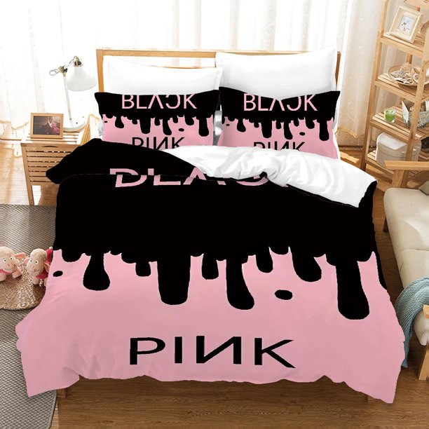 x290 Bed SheetsCover black Comforter Bedding Sets Bedding Set Duvet Cover Comforter Sets Quilt Pillowcase Quilt Cover Set pink 3-Piece Bedding Set (1 Duvet Cover + 2 Pillow Shams) nj290