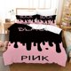 thumbnail image 1 of x290 Bed SheetsCover black Comforter Bedding Sets Bedding Set Duvet Cover Comforter Sets Quilt Pillowcase Quilt Cover Set pink 3-Piece Bedding Set (1 Duvet Cover + 2 Pillow Shams) nj290, 1 of 5