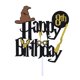 thumbnail image 3 of Cake Topper LVUPKFF Mago 8.º Cumpleaños Negro con Brillo, 3 of 4