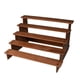 thumbnail image 4 of Soporte de exhibición de madera para encimera, 5 niveles, organizador de postres, versátil, estante de especias rústico para botellas de vino tinto, e 40x30x232cm, 4 of 5