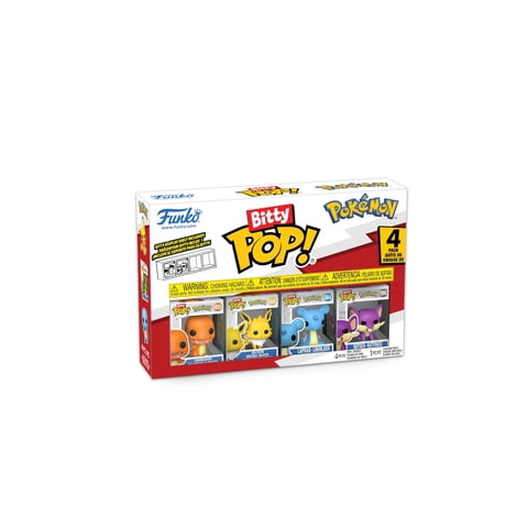 Figuras En Miniatura Funko Pop! Bitty Pokemon, Paquete De 4